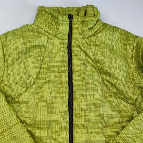 Columbia Omni-Heat Quilted Puffer Interchange Jacket lime women's junior size XL - Picture 2 of 15